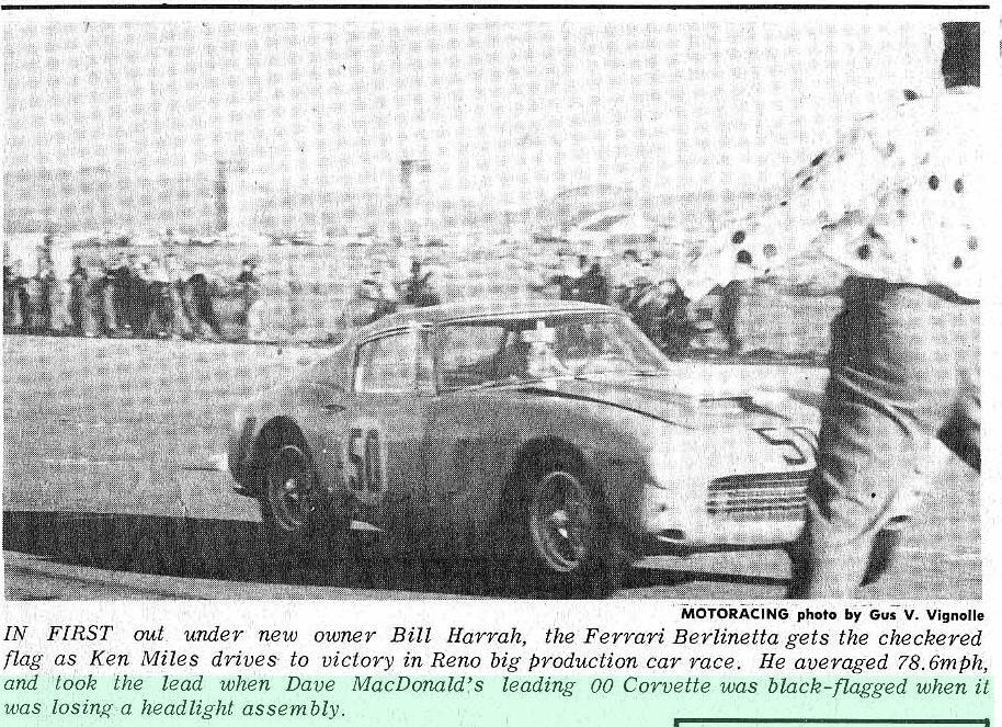 Ken Miles wins Reno race in 1962