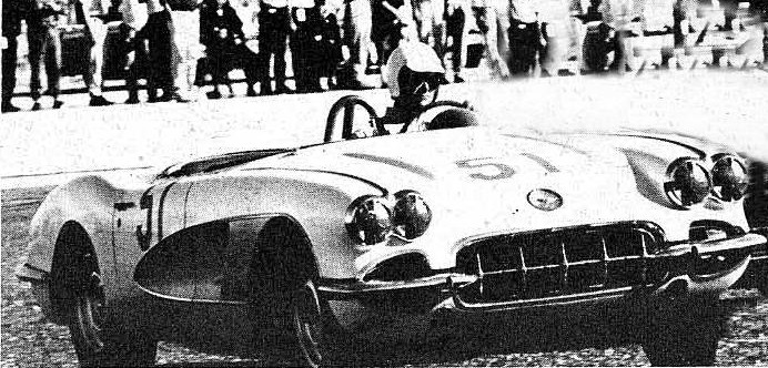 Dave MacDonald races 00 corvette at Willow Springs