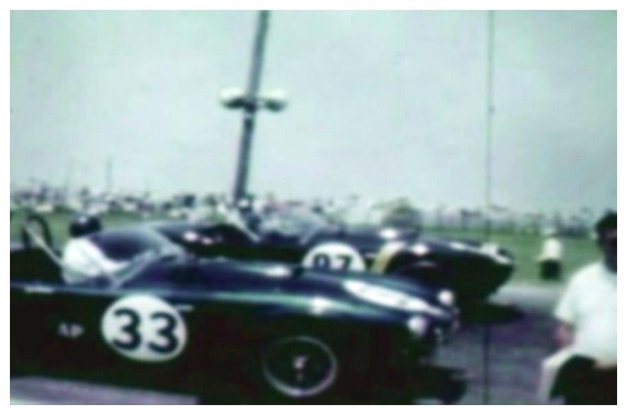 Dave MacDonald in Shelby Cobra at Watkins glen