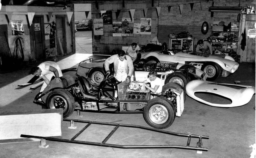 Dave MacDonald and Jim Simpson in the Corvette Special