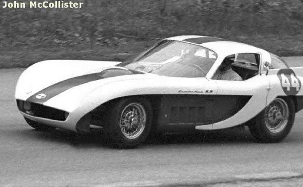 Dave MacDonald and Bob Bondurant drive Steve McQueen's Shelby Cobra Roadster to a 4th overall 1st in class finish at the 1963 Road America 500