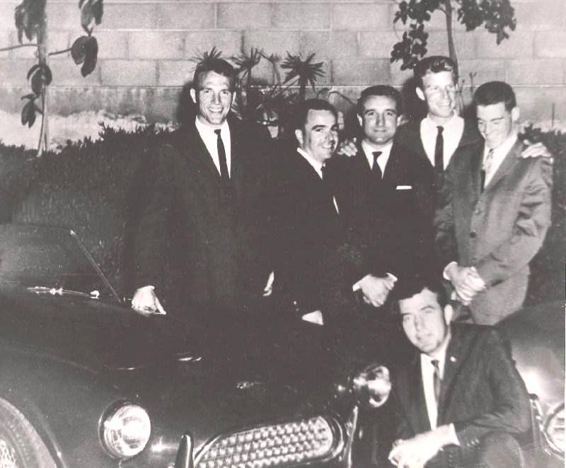 Dave MacDonald and Fireball Roberts co-drive the Shelby Cobra Roadster at the 12 HRS Sebring in 1963