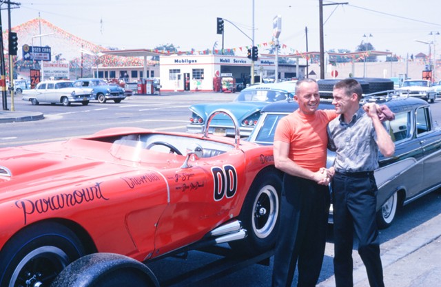 Dave MacDonald and Jim Simpson in the Corvette Special