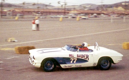 Dave MacDonald debuts the new Corvette Special at Cotati Raceway and wins going away