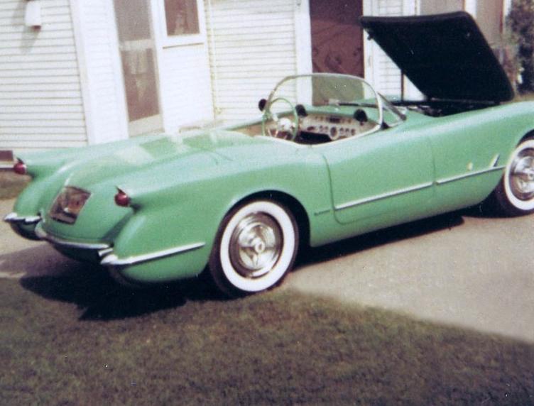 The Dave MacDonald 1955 Corvette at the 2010 Legends of Riverside event