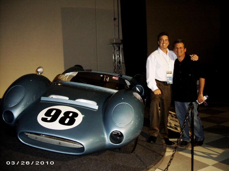 2010 Legends of Riverside event with Dave MacDonald's King Cobra and Carroll Shelby and Dan Gurney and Bob Bondurant