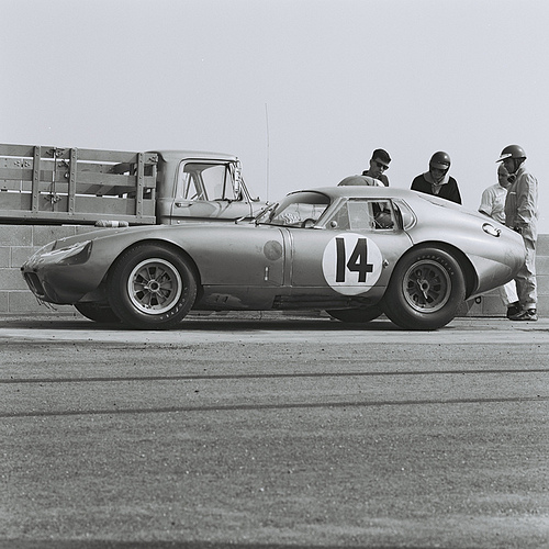 Racer Dave MacDonald helped with construction of Shelby Cobra Daytona Coupe CSX2287